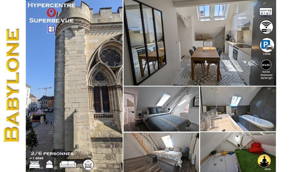 3 Appartements Premium Au Pied De La Cathedrale - Hypercentre Sens Exterior foto